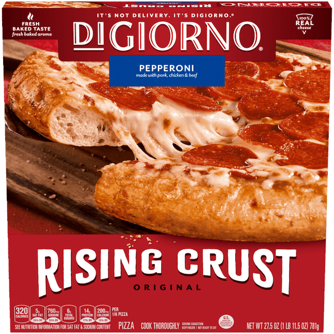 $0.75 for DIGIORNO Original Rising Crust Frozen Pizza. Offer available ...