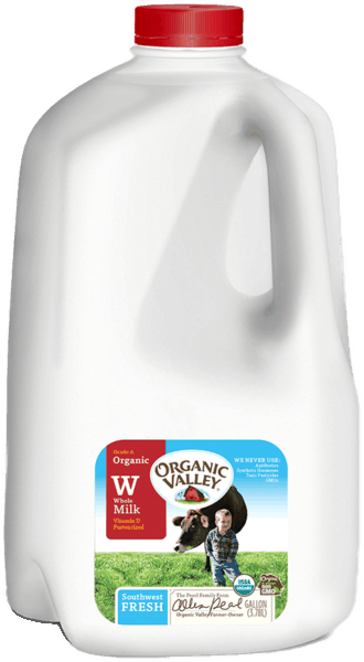 $1.25 for Organic Valley® Milk. Offer available at multiple stores.