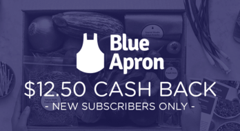 $12.50 for Blue Apron. Offer available at Blue Apron.