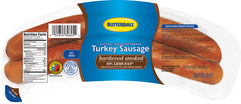 $0.25 for Butterball Turkey Sausage. Offer available at multiple stores.