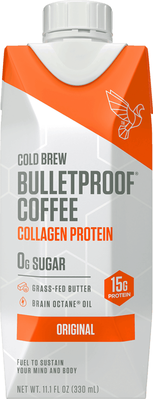 $1.00 for Bulletproof Coffee Cold Brew with Collagen. Offer available at Walmart, Walmart Grocery.