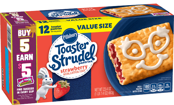 $0.50 for Pillsbury™ Toaster Strudel™. Offer available at Walmart.