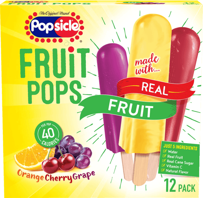 $1.00 for Popsicle® Fruit Pops. Offer available at Walmart.