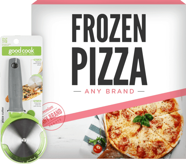 $2.00 for GoodCook® Pro Pizza Cutter & Any Brand Frozen Pizza. Offer available at Kroger.