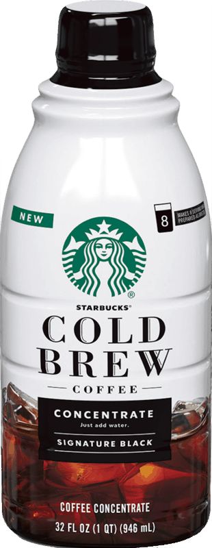 $2.50 for Starbucks Cold Brew Coffee Multi-Serve Concentrate. Offer available at multiple stores.