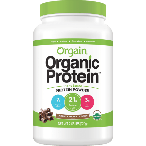 $4.00 for Orgain® Organic Plant-Based Protein Powder. Offer available at Sam&#39;s Club.