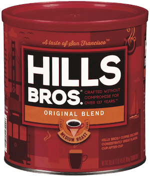 $3.00 for Hills Bros. Ground Coffee. Offer available at Walmart, Walmart Pickup & Delivery.