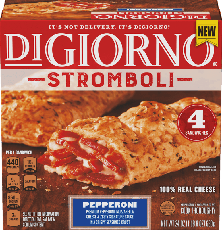 $1.50 for DiGiorno Stromboli. Offer available at Walmart, Hy-Vee.