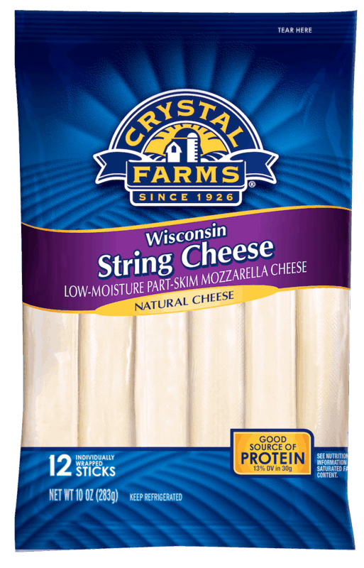 $0.50 for Crystal Farms® Stick & String Cheese. Offer available at multiple stores.