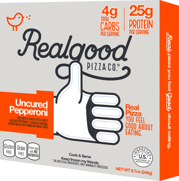 $3.00 for Real Good Foods® Low Carb Pizza. Offer available at multiple stores.