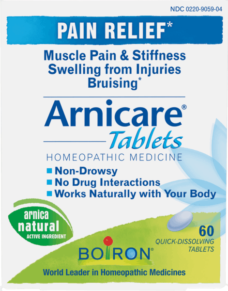 $2.00 for Arnicare® Tablets. Offer available at Rite Aid, Whole Foods Market, The Vitamin Shoppe, Sprouts Farmers Market.