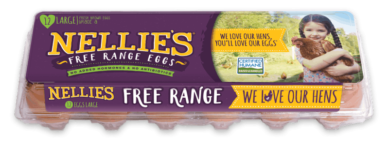 $1.00 for Nellie's® Free Range Eggs. Offer available at multiple stores.