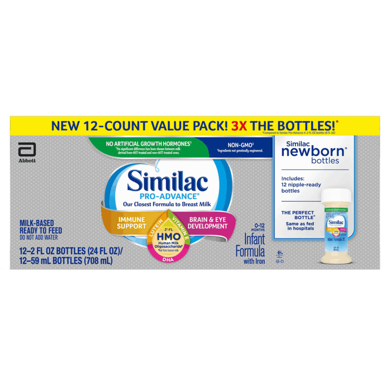 $2.00 for Similac Newborn Ready-to-Feed Bottles. Offer available at multiple stores.