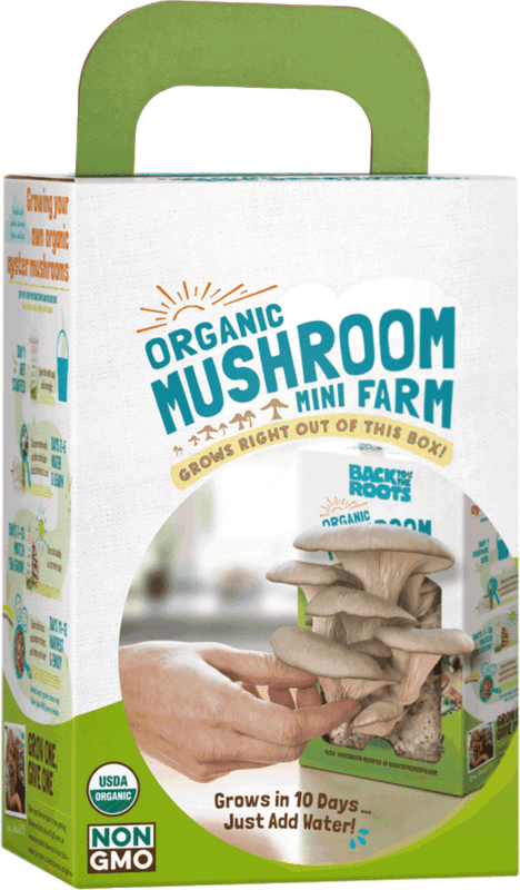 $6.00 for Back to the Roots® Organic Mushroom Mini Farm. Offer available at Target.