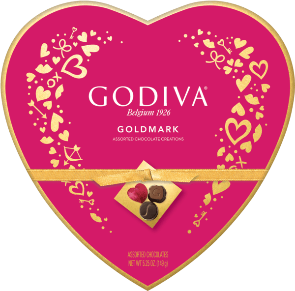 $2.00 for Godiva® Valentine’s Day Heart Gift Box. Offer available at multiple stores.