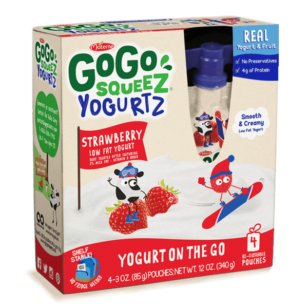 $0.75 for GoGo squeeZ® YogurtZ. Offer available at multiple stores.