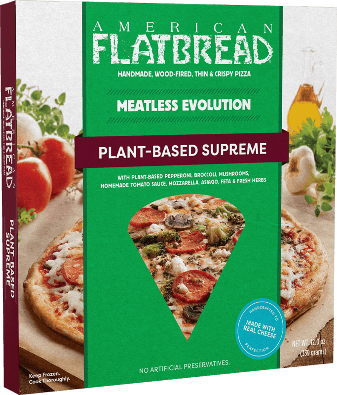 $1.50 for American Flatbread Frozen Pizza. Offer available at Harris Teeter.