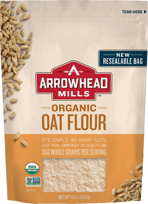 $1.00 for Arrowhead Mills Flour, Ingredients and Pancake Mixes. Offer available at multiple stores.