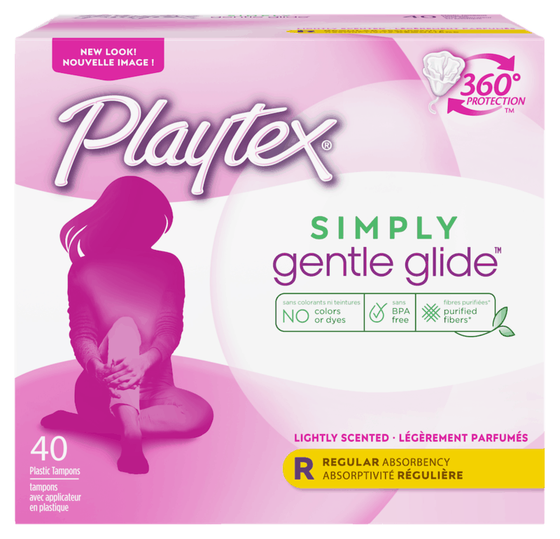 $3.00 for Playtex® Simply Gentle Glide® Tampons. Offer available at multiple stores.