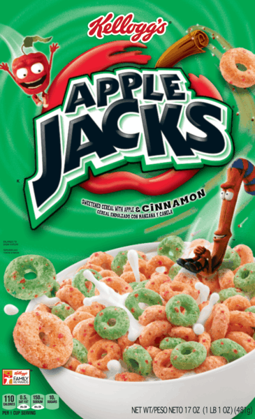 $1.00 for Kellogg's® Apple Jacks® Cereal. Offer available at Publix.