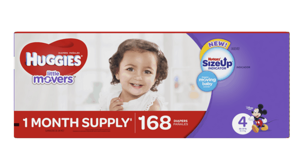 $4.00 for HUGGIES. Offer available at Sam&#39;s Club.