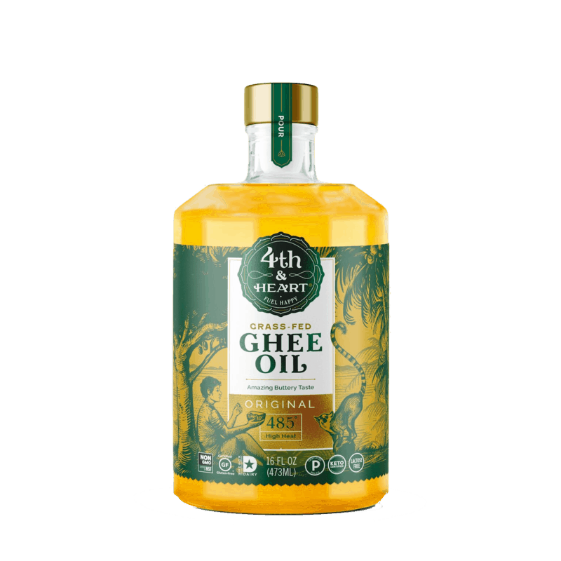 $2.00 for 4th & Heart Grass Fed Pourable Ghee Oil. Offer available at multiple stores.