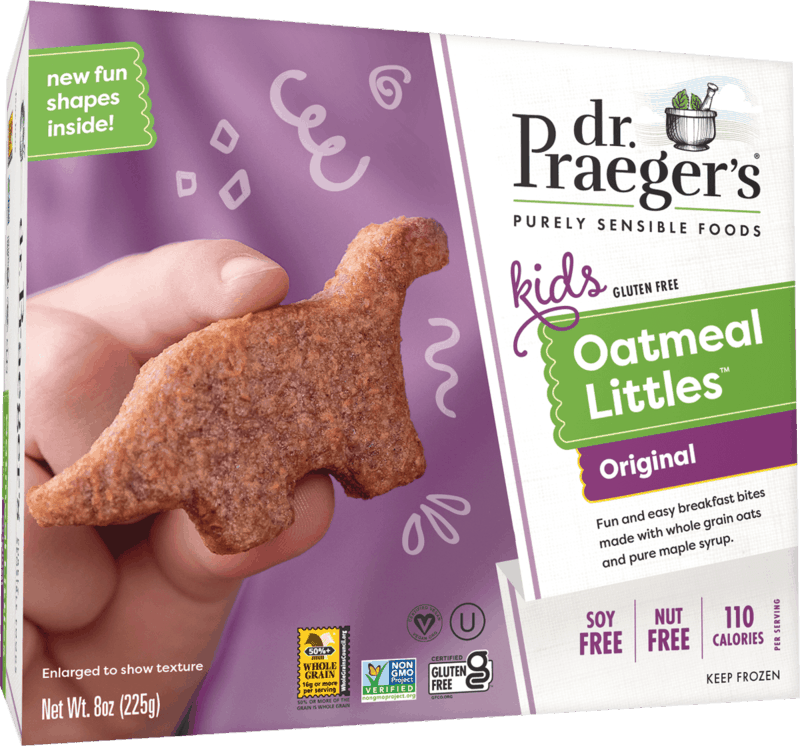 $0.50 for Dr. Praeger's Oatmeal Littles. Offer available at multiple stores.