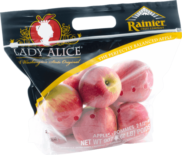 $1.00 for Lady Alice® Apples. Offer available at Whole Foods Market®, Trader Joe&#39;s.