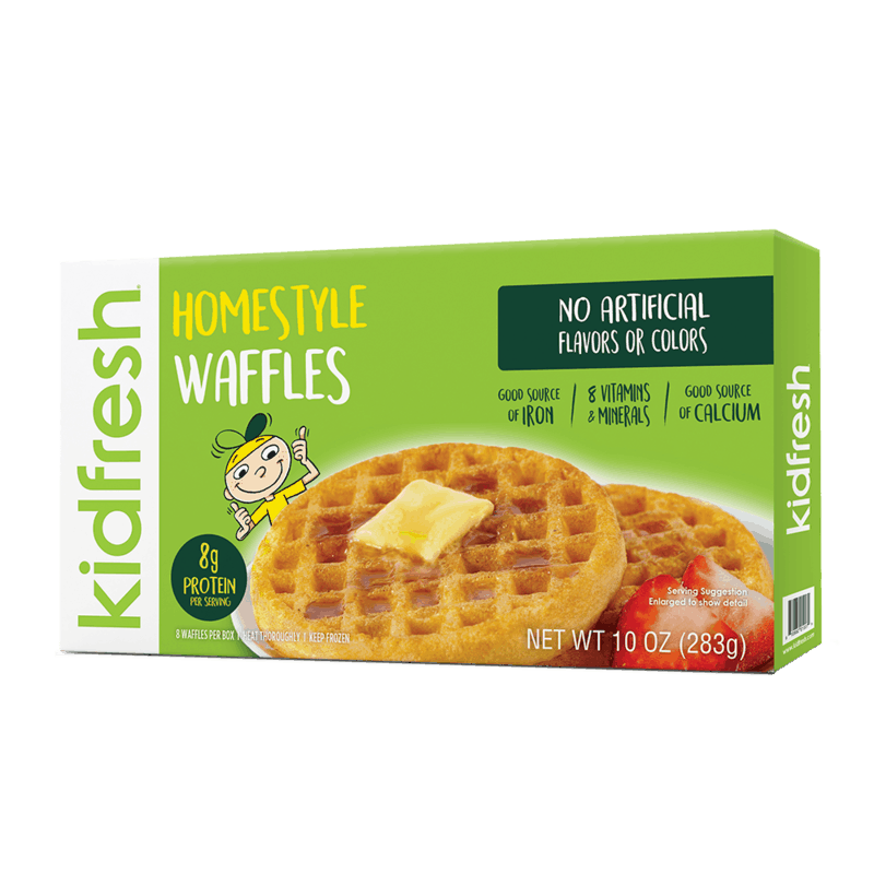 $0.75 for Kidfresh® Frozen Waffles. Offer available at multiple stores.