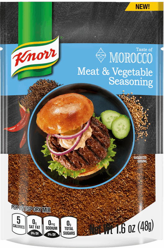 $0.75 for Knorr® Taste of Morocco Meat & Vegetable Seasoning. Offer available at Walmart.