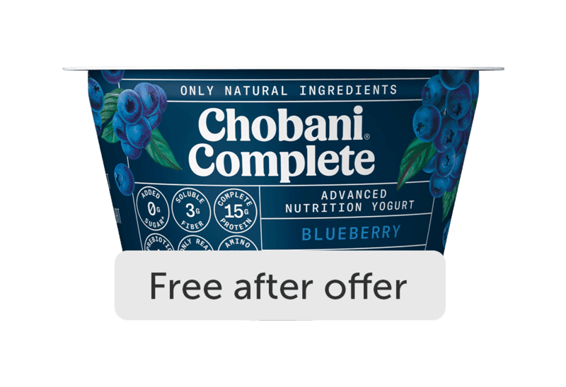 $1.69 for Chobani® Complete. Offer available at Wegmans.