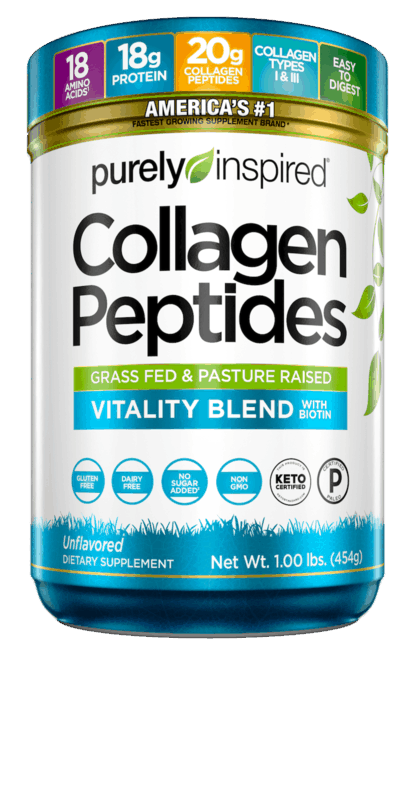 $2.00 for Purely Inspired Collagen Peptides Powder. Offer available at Walmart, Walgreens, CVS Pharmacy, Meijer, Walmart Grocery.