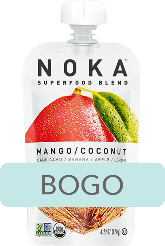 $2.49 for NOKA™ Organic Smoothie. Offer available at Safeway.