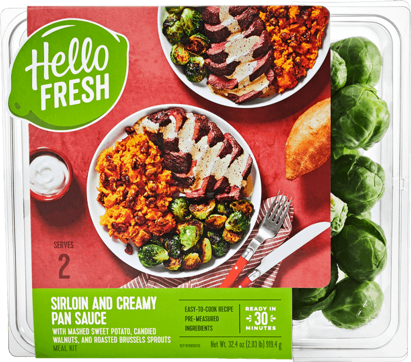 $5.00 for HelloFresh™ Meal Kit. Offer available at Hannaford, Lowes Foods, Giant (DC,DE,VA,MD).