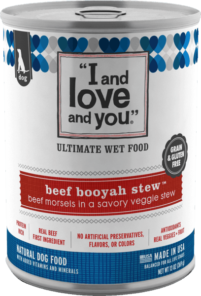 $0.25 for I and Love and You® Canned Dog Food. Offer available at multiple stores.