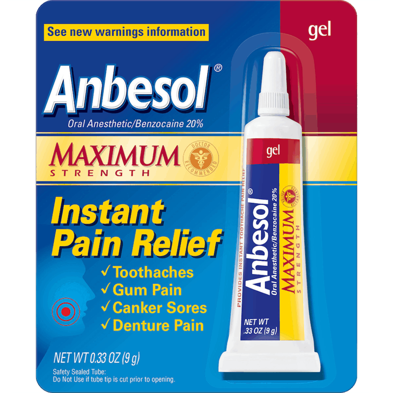 $1.50 for Anbesol. Offer available at multiple stores.