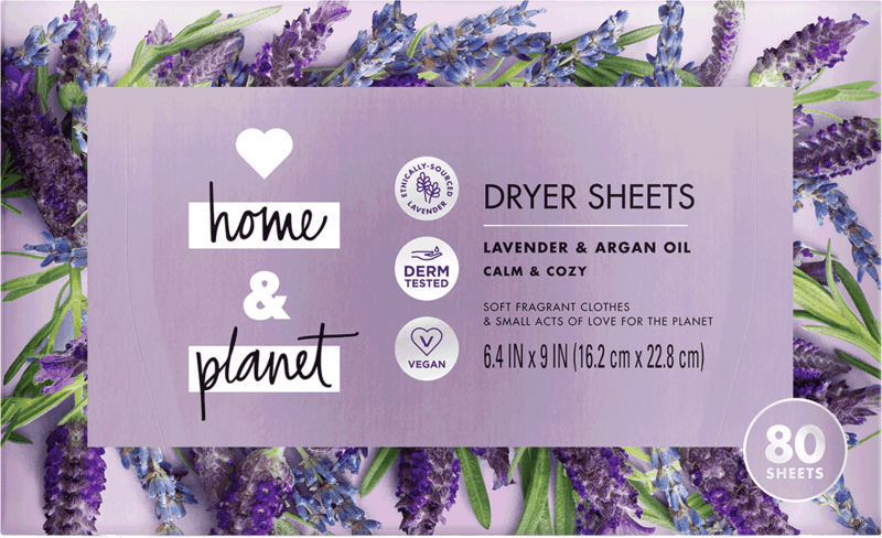 $1.50 for Love Home and Planet™ Dryer Sheets. Offer available at Meijer, Harris Teeter.