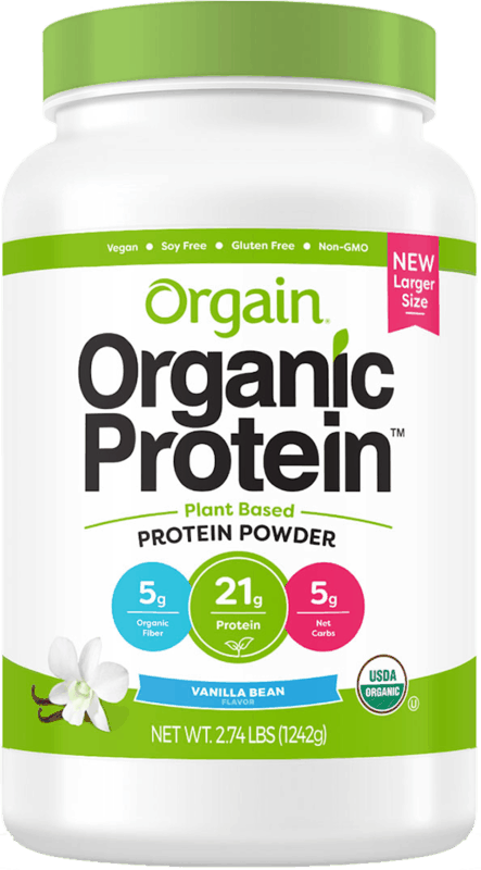 $4.00 for Orgain® Organic Plant-Based Protein Powder. Offer available at Sam&#39;s Club.