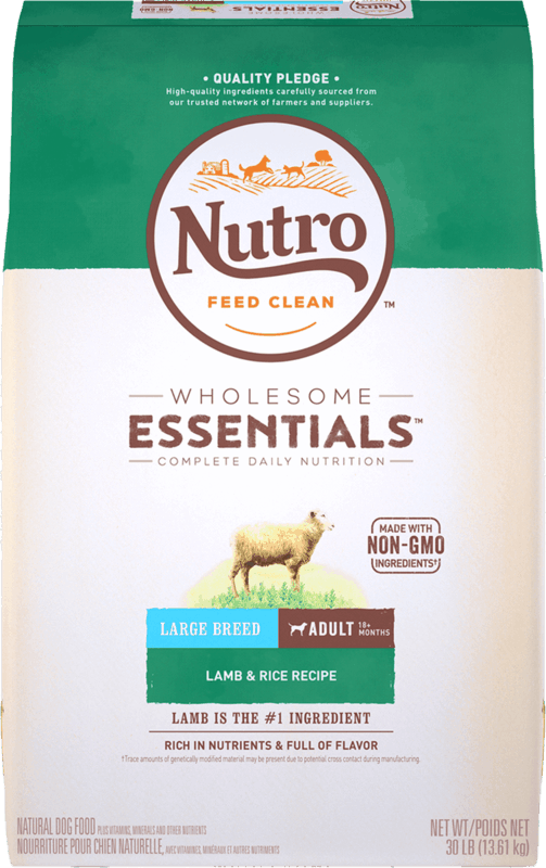 $4.00 for NUTRO™ WHOLESOME ESSENTIALS™ Dry Dog Food. Offer available at Kroger.