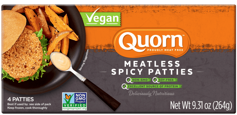 $1.00 for Quorn Meatless Vegan Spicy Patties. Offer available at Walmart.