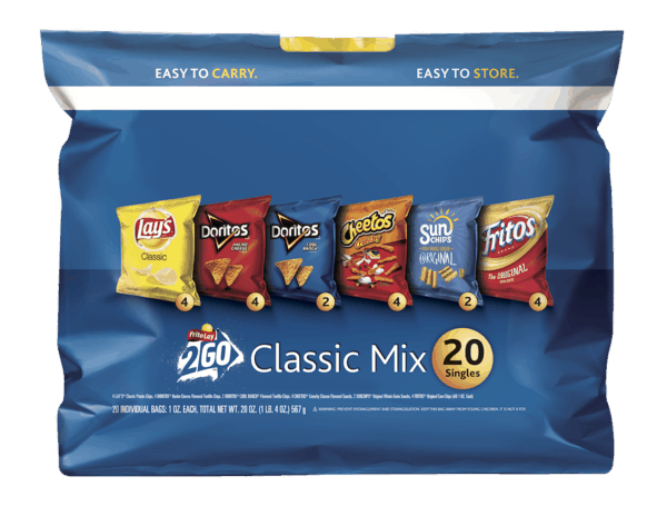 $0.50 for Frito-Lay&reg; Classic Mix Variety Pack. Offer available at multiple stores.