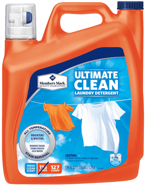 $2.50 for Member's Mark™ Liquid Laundry Detergents. Offer available at Sam&#39;s Club.