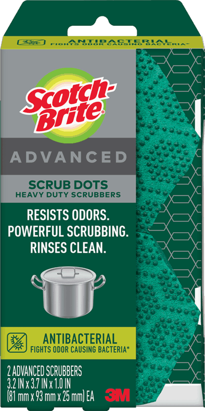 $1.00 for Scotch-Brite Advanced Scrub Dots Heavy Duty Scrubbers. Offer available at Target, Target Online.