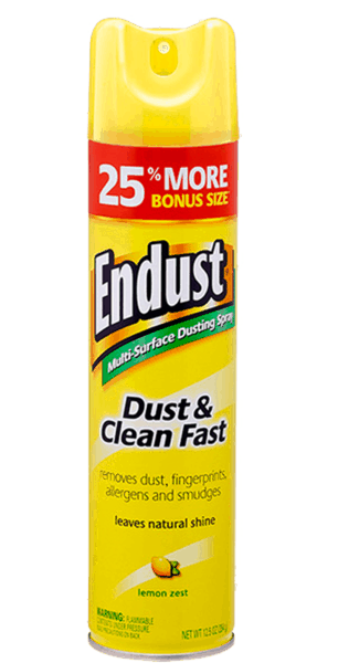 $0.50 for Endust Multi-Surface Dusting and Cleaning Spray. Offer available at multiple stores.