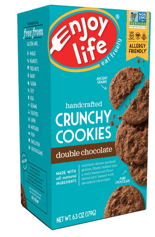 $1.00 for Enjoy Life® Handcrafted Crunchy Cookies. Offer available at multiple stores.