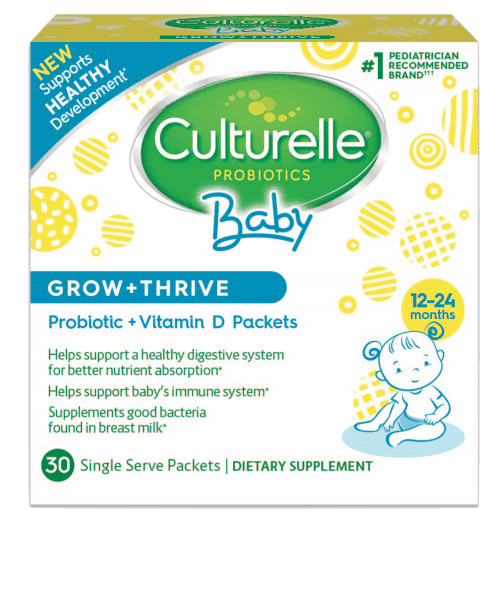 $5.00 for Culturelle® Baby Grow + Thrive Probiotic + Vitamin D Packets. Offer available at multiple stores.