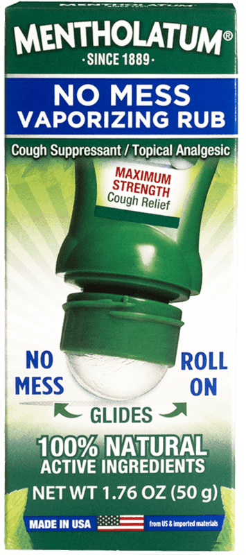 $1.00 for Mentholatum No Mess Vaporizing Chest Rub Max Strength. Offer available at multiple stores.