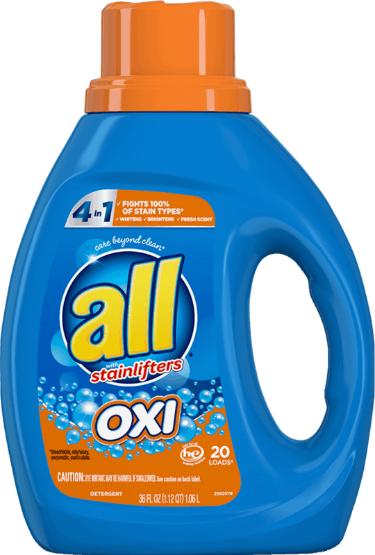 $1.00 for all&reg; Laundry Detergent. Offer available at multiple stores.