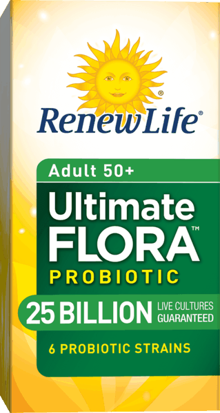 $3.00 for Renew Life&reg; Adult 50+ Probiotics. Offer available at multiple stores.