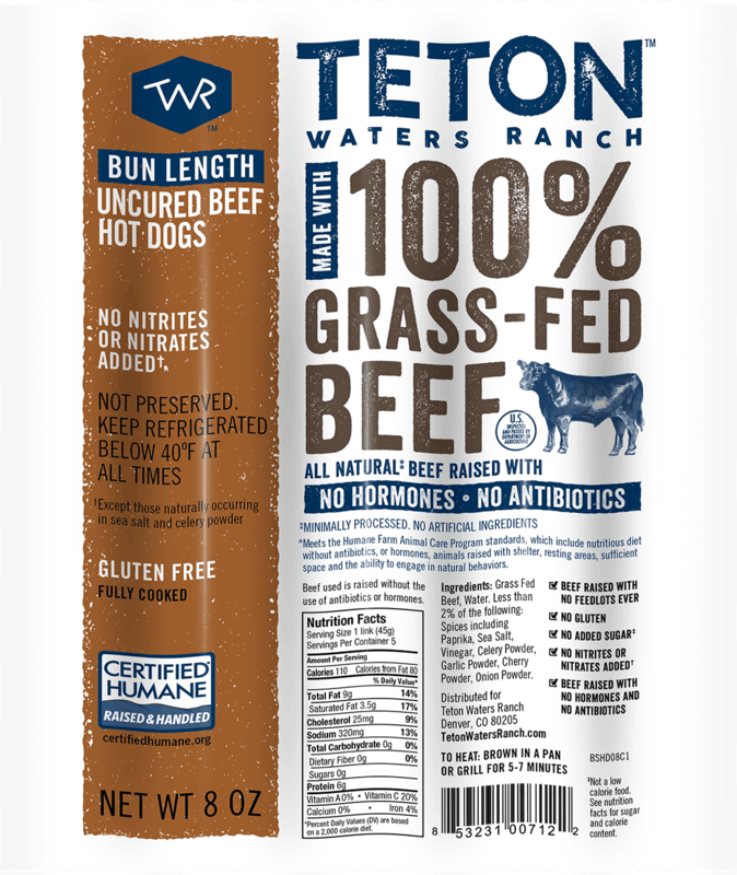 $1.50 for Teton Waters Ranch Hot Dogs. Offer available at multiple stores.